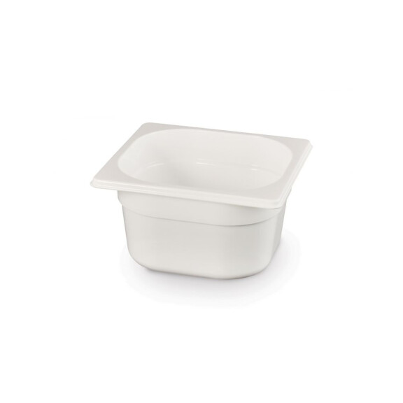 Pojemnik gastronomiczny GN 1/6 100 mm, biały poliwęglan | HENDI, 862773