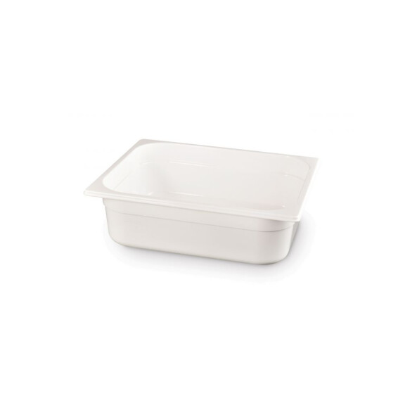 Pojemnik gastronomiczny GN 1/2 100 mm, biały poliwęglan | HENDI, 862476