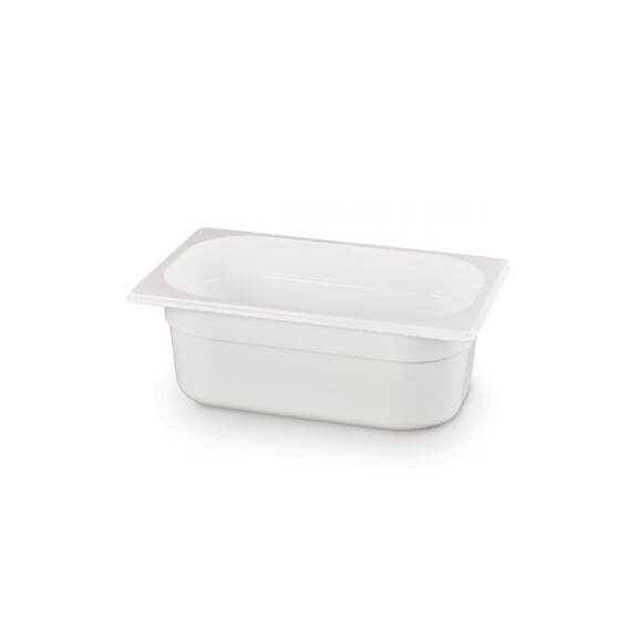 Pojemnik gastronomiczny GN 1/4 100 mm, biały poliwęglan | HENDI, 862674