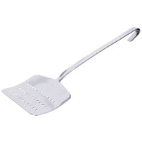 Łopatka ze stali nierdzewnej, monoblok, perforowana do ryb 310 mm | CONTACTO, 168/330