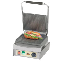 Kontakt grill Panini Master, płyty ryflowane 2,5kW | NEUMARKER, 11-80412 DT