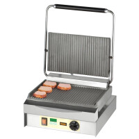 Kontakt grill Chopper Grill, płyty ryflowane 3,4kW | NEUMARKER, 11-80432 DT
