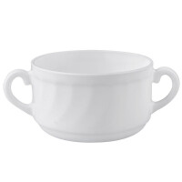 Miska do zupy ze szkła hartowanego – opal, 0,3 l | ARCOROC, Trianon