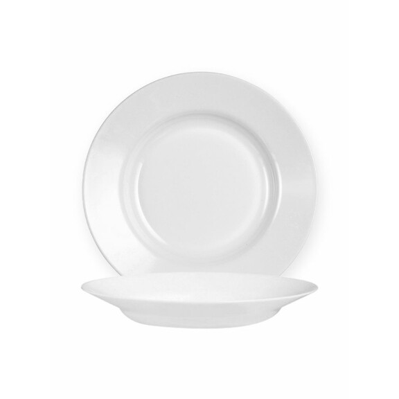 Głęboki talerz ze szkła hartowanego - opal, średnica: 22,5 cm | ARCOROC, Everyday