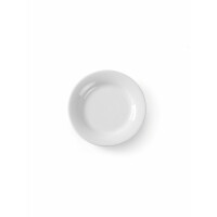 Płytki talerz białej porcelany, średnica: 21 cm | HENDI, Optima