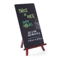 Tablica gastronomiczno-reklamowa na sztaludze, 22x36 cm | HENDI, 664070