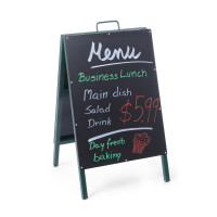 Wolnostojąca tablica gastronomiczno-reklamowa, 50x85 cm | HENDI, 664117