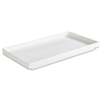 Biała taca z rantem 1/3 GN 32,5 x 17,6 cm | APS, Asia Plus