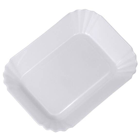 Naczynie białego z polipropylenu 190x135x35 mm | CONTACTO, 6623/190