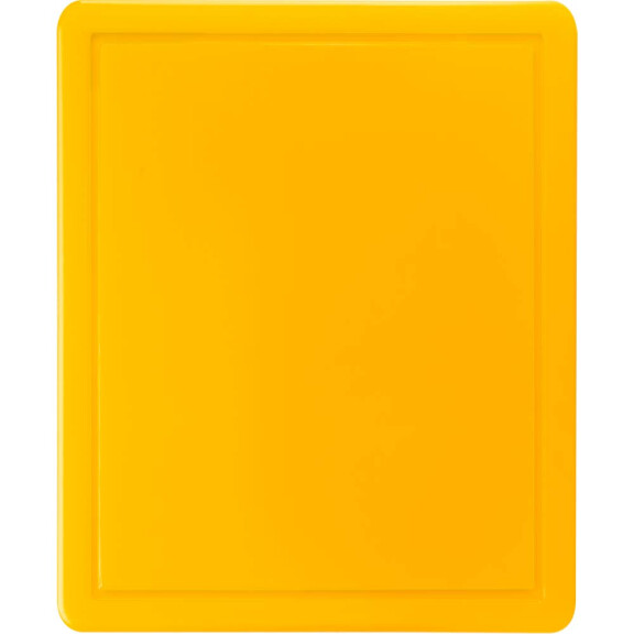 Deska z polipropylenu z wycięciem 60x40x1,8 mm, żółta | STALGAST, 341633