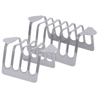Stojak wykonany ze stali nierdzewnej na 6 tostów 140x50x50 mm | CONTACTO, 7676/006