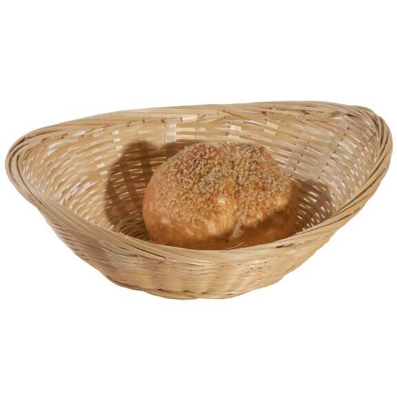 Koszyk rattanowy do pieczywa, owalny 250x210x70 mm | CONTACTO, 4885/250