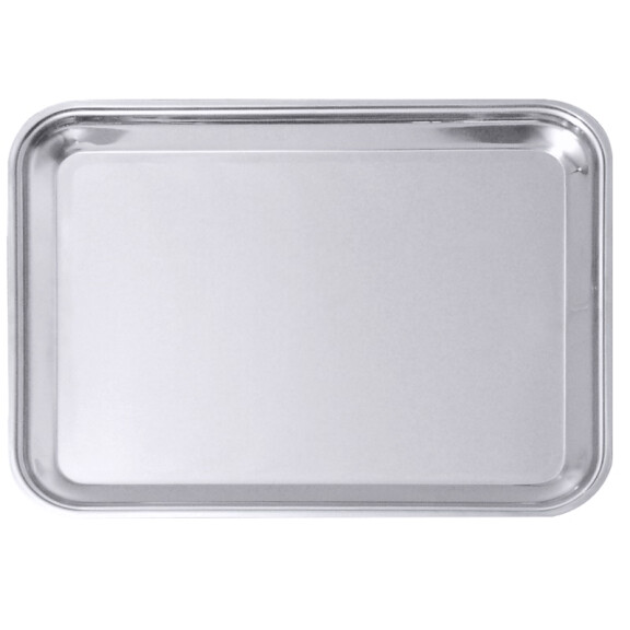 Taca ekspozycyjna wykonana ze stali nierdzewnej 260x200x20 mm | CONTACTO, 51/260