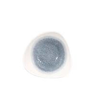 Porcelanowa misa trójkątna 600 ml  | CHURCHILL, Raku Topaz Blue
