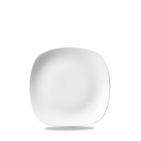 Porcelanowy talerz płaski 17 x 17 cm | CHURCHILL, X Squarted