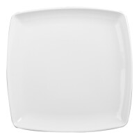 Porcelanowy talerz kwadratowy 26 x 26 cm | CHURCHILL, X Squarted