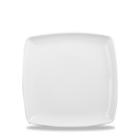 Porcelanowy talerz kwadratowy 21,6 x 21,6 cm | CHURCHILL, X Squarted
