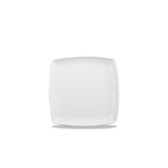Porcelanowy talerz kwadratowy 21,6 x 21,6 cm | CHURCHILL, X Squarted