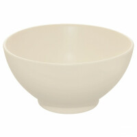 Biała miska z kamionki 14 cm, 580 ml | DEGRENNE, Modulo Nature