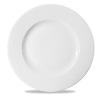 Porcelanowy talerz z szerokim rantem 27,2 cm | CHURCHILL, Profile