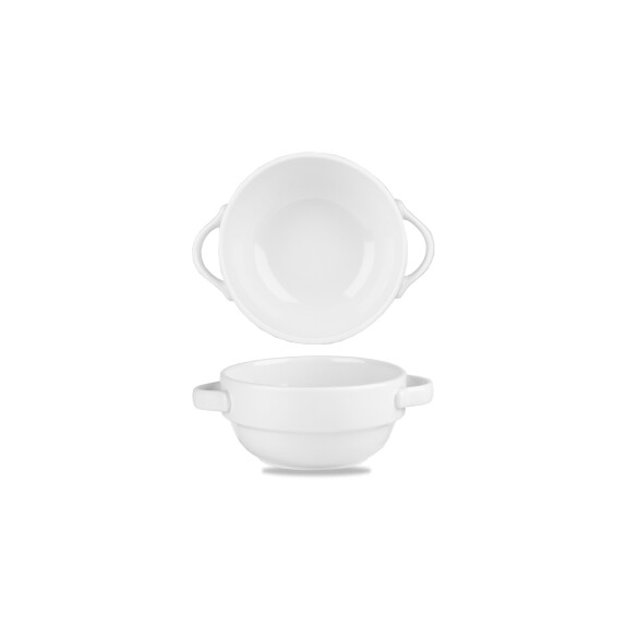 Porcelanowa bulionówka z uszami 377 ml | CHURCHILL, Profile