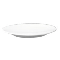 Porcelanowy talerz bez rantu 16 cm | AMBITION, Simple
