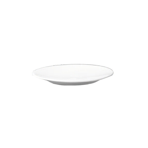 Porcelanowy talerz bez rantu 16 cm | AMBITION, Simple