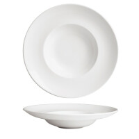 Porcelanowy talerz do pasty 31 cm | AMBITION, Simple