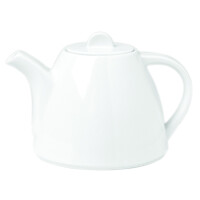 Porcelanowy dzbanek z pokrywką 450 ml | AMBITION, Simple