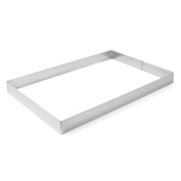 Rant prostokątny piekarniczo – cukierniczy o wysokości 5 cm, 58,5x38,5 cm | HENDI, 512401