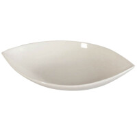 Porcelanowa salaterka do salsy – łódka 21 x 11,5 cm | AMBITION, Kubiko/Fala