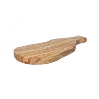 Deska drewniana z drzewa oliwnego z rączką, 330 mm | COSY & TRENDY, 284247