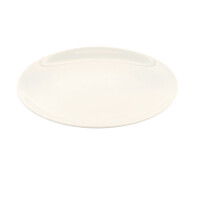 Talerz bez rantu z kremowej porcelany o średnicy 17 cm | FINE DINE, Crema