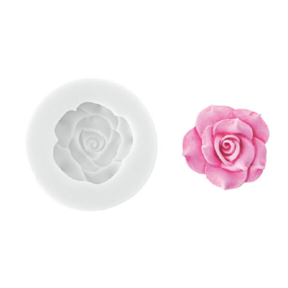 Forma do masy cukrowej SLK 384 – róża, 33x33 mm | SILIKOMART, Sugarflex Rose