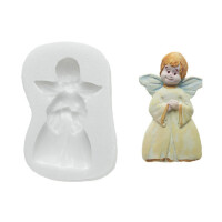 Forma do masy cukrowej SLK 138 – anioł, 31x52 mm | SILIKOMART, Sugarflex Angel