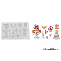 Forma do masy cukrowej SLK 1011 – cukiernik, 150x90x20 mm | SILIKOMART, SLK1000 Sweet Chef