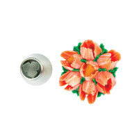 Końcówka do worków cukierniczych 21  – śr. 25 mm | SILIKOMART, Flower Tubes