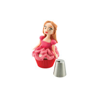 Tylka cukiernicza mini trójkąt  – 18 mm | SILIKOMART, Mini Decor Tube