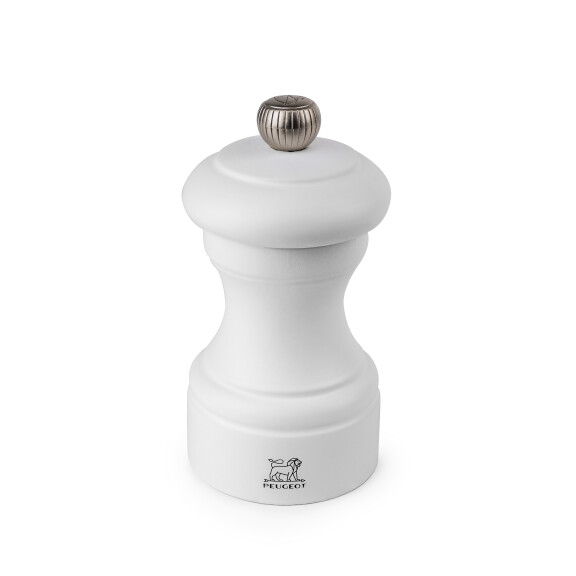 Młynek do pieprzu, drewno bukowe, biały 10 cm | PEUGEOT, Bistro