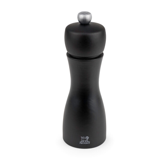 Młynek do pieprzu z drewna bukowego, czarny 15 cm | PEUGEOT, Tahiti