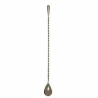 Łyżka barmańska z mieszadłem o długości 33,5 cm | BAREQ, Bar Profesional