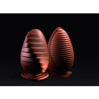 Forma do czekolady - jajko, 130x200 mm, 350 g - KT92 | PAVONI, Galà