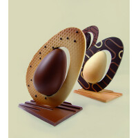 Forma do czekolady - jajko, 130x90x200 mm, 250 g - KT71 | PAVONI, Swing