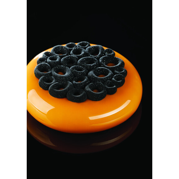 Silikonowa forma do wykończenia deserów 3D - 300x175 mm, 2 szt., 135x15 mm, 90 ml - TOP09S | PAVONI, Coral