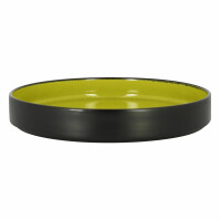 Talerz głęboki okrągły 23 cm, zielony | RAK, Fire