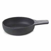 Naczynie czarne z rączką o średnicy 18 cm | REVOL, Basalt