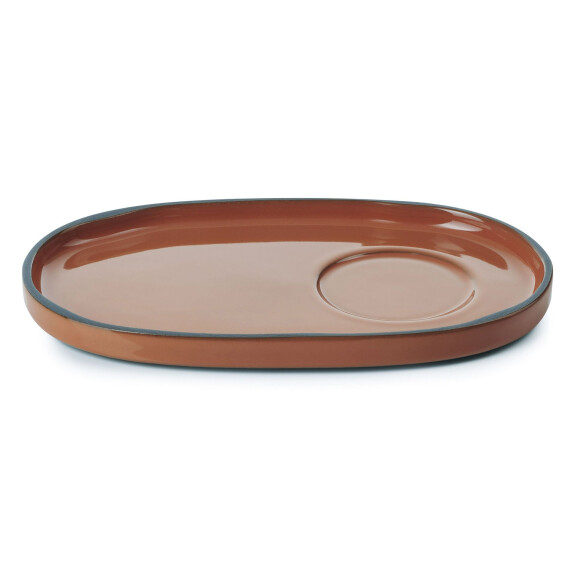 Spodek owalny 18 x 11,1 cm, cynamon | REVOL, Caractere