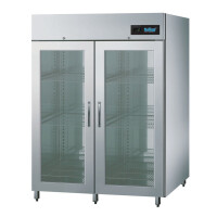 Szafa chłodnicza, przeszklona 1400 l, 1390x810x2020 mm | RILLING, AHK MN130 00V2