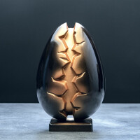 Forma do czekolady - abstrakcyjne jajko, 140x215 mm, 340 g - KT183 | PAVONI, Abyss