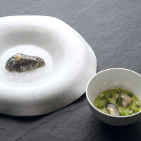 Silikonowa forma do przystawek 10x ostryga 80x46x21 mm, 20 ml, 300x175 mm - GG033S | PAVONI, Oyster